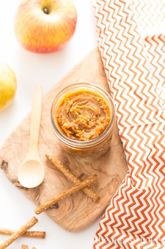 White Chocolate Pumpkin Almond Butter | www.themessybakerblog.com