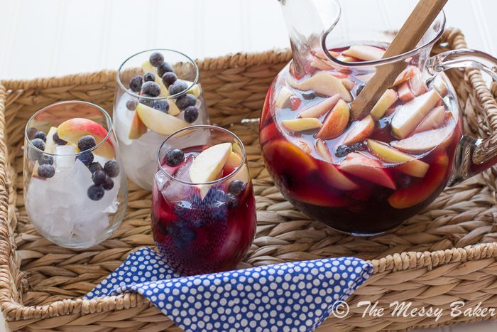 Wicked Blueberry Pomegranate Sangria | www.themessybakerblog.com-8805