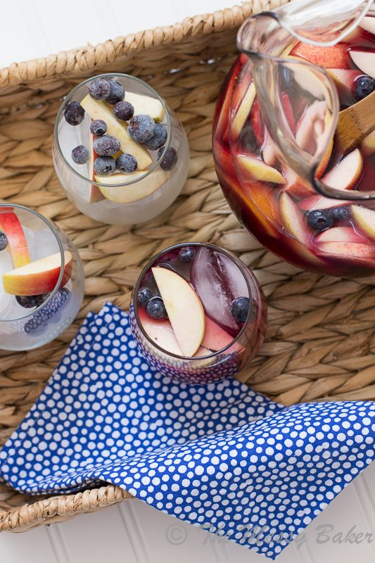Wicked Blueberry Pomegranate Sangria | www.themessybakerblog.com-8817