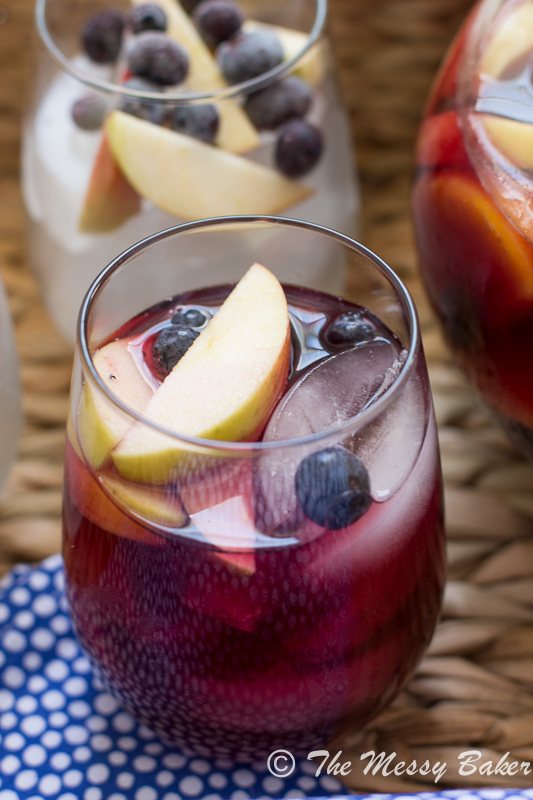 Wicked Blueberry Pomegranate Sangria | www.themessybakerblog.com-8823