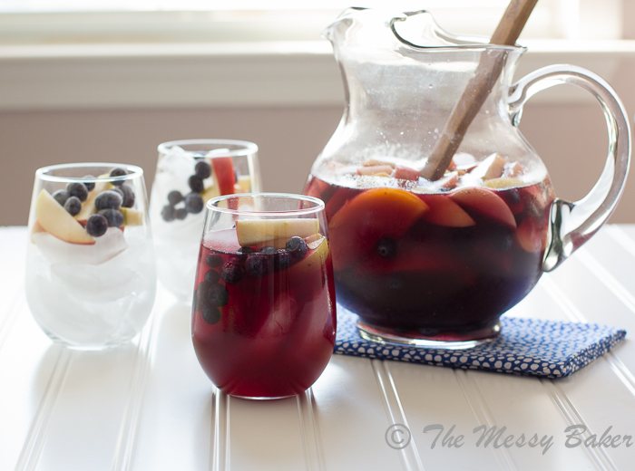 Wicked Blueberry Pomegranate Sangria | www.themessybakerblog.com-8802