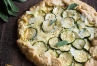 Sage Brown Butter Galette with Summer Squash and Ricotta