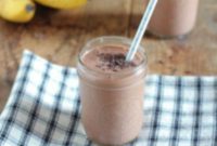 Decadent Chocolate Banana Cake Batter Shake