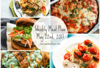 Weekly Meal Plan for May 22, 2017