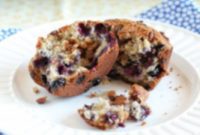 Cinnamon Swirl Blueberry Muffins