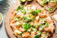 Zesty Banh Mi Shrimp Flatbread