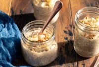 Overnight Peanut Butter Banana Bread Oatmeal