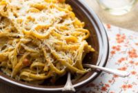Creamy Smoky Pumpkin Fettuccine Alfredo