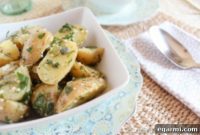 Golden Herb Butter Potatoes