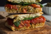 Grilled Caprese with Roasted Tomatoes