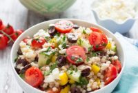 Bright Zesty Greek Israeli Couscous