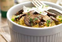 Savory Garlic and Herb Spaghetti Squash with Mushrooms