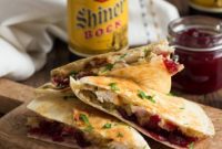 Thanksgiving Flavors Quesadilla