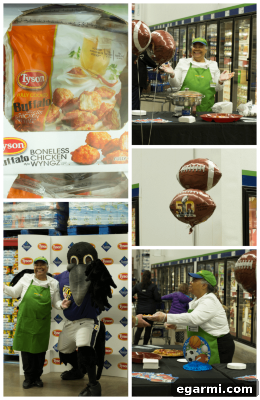 Tyson Boneless Wyngz Game Day Event at Sam's Club