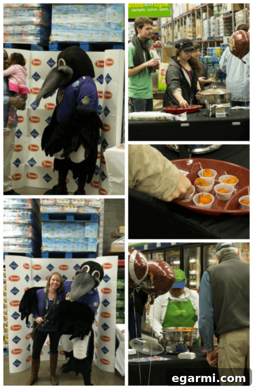 Tyson Boneless Wyngz Display at Sam's Club Event