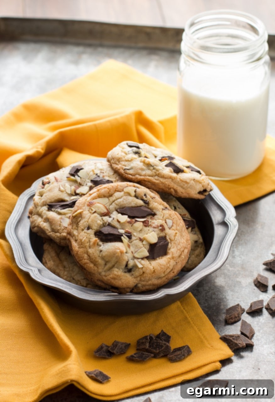 Cherry Almond Chocolate Chunk Cookies