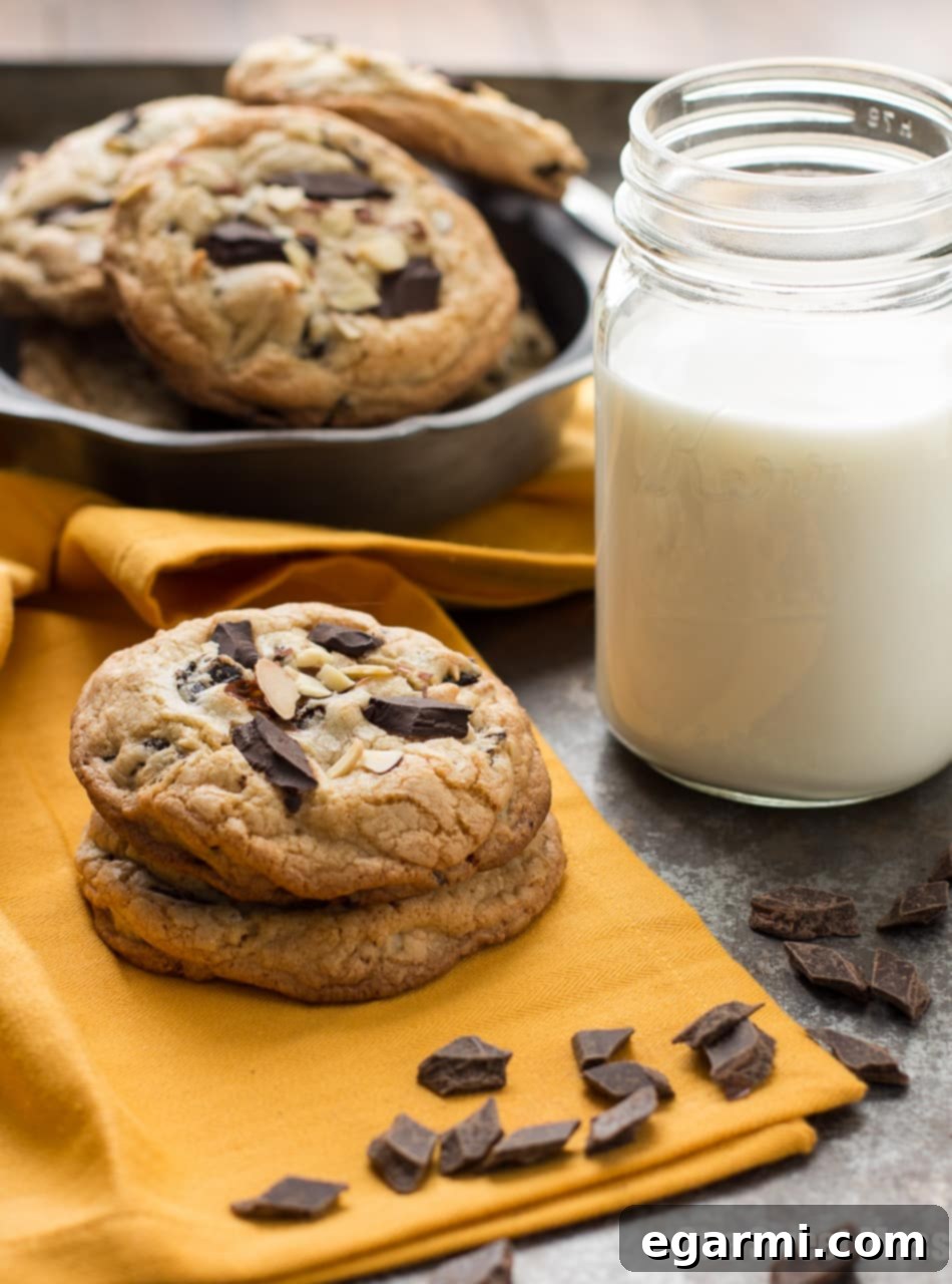 Cherry Almond Chocolate Chunk Cookies