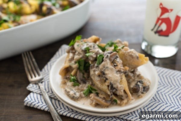 Beef Stroganoff Stuffed Shells – Hearty Pasta Dish for Family Dinner