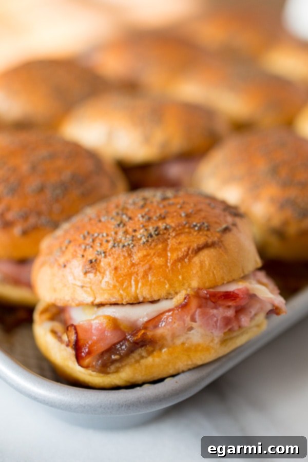 Baked Apple Butter Ham and Cheese Sandwiches – Gourmet Sandwich for a Casual Friday