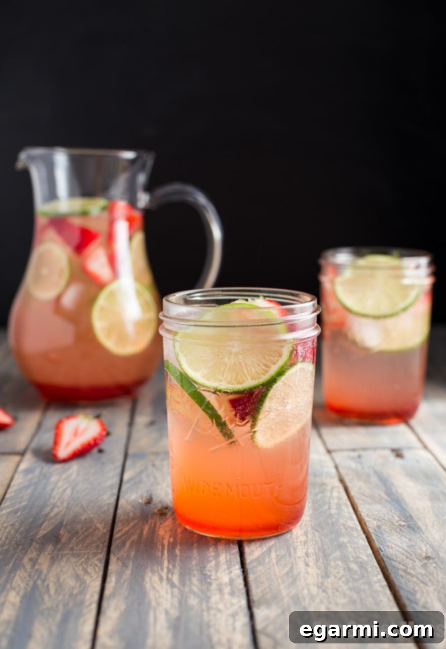 Strawberry-Lime Sangria