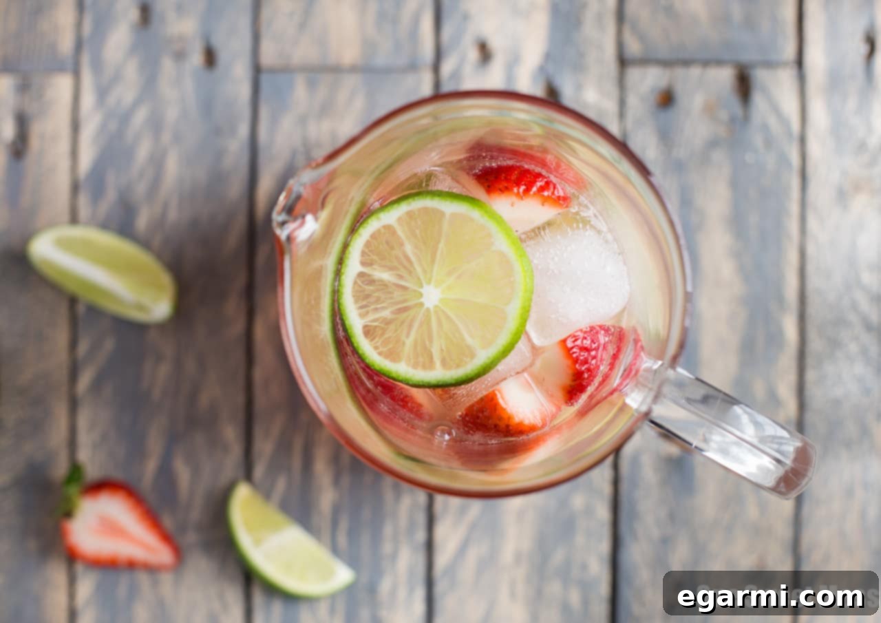 Strawberry-Lime Sangria