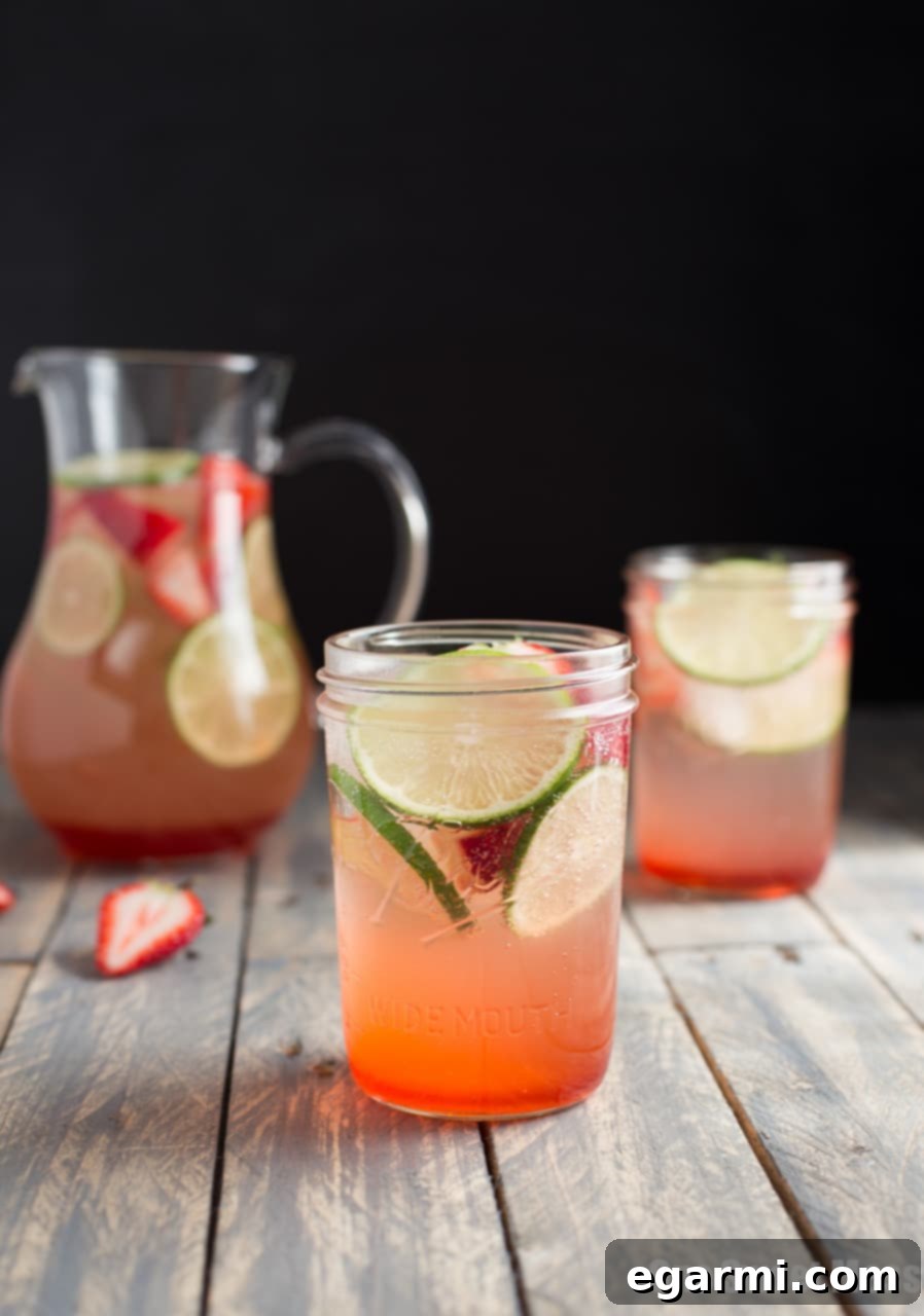 Strawberry-Lime Sangria
