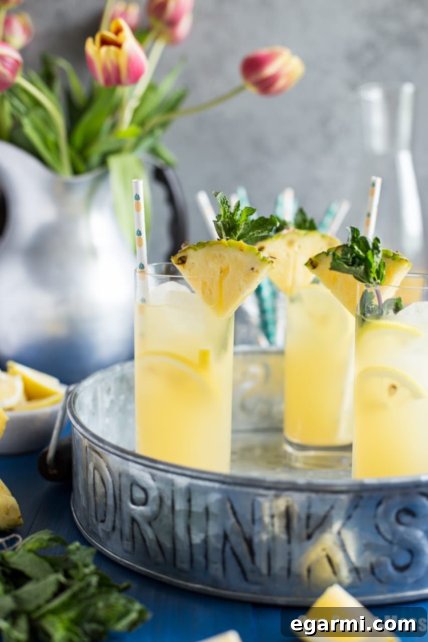 Pineapple Vanilla Bean Martini