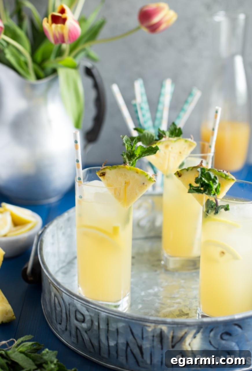 Pineapple Vanilla Bean Martini