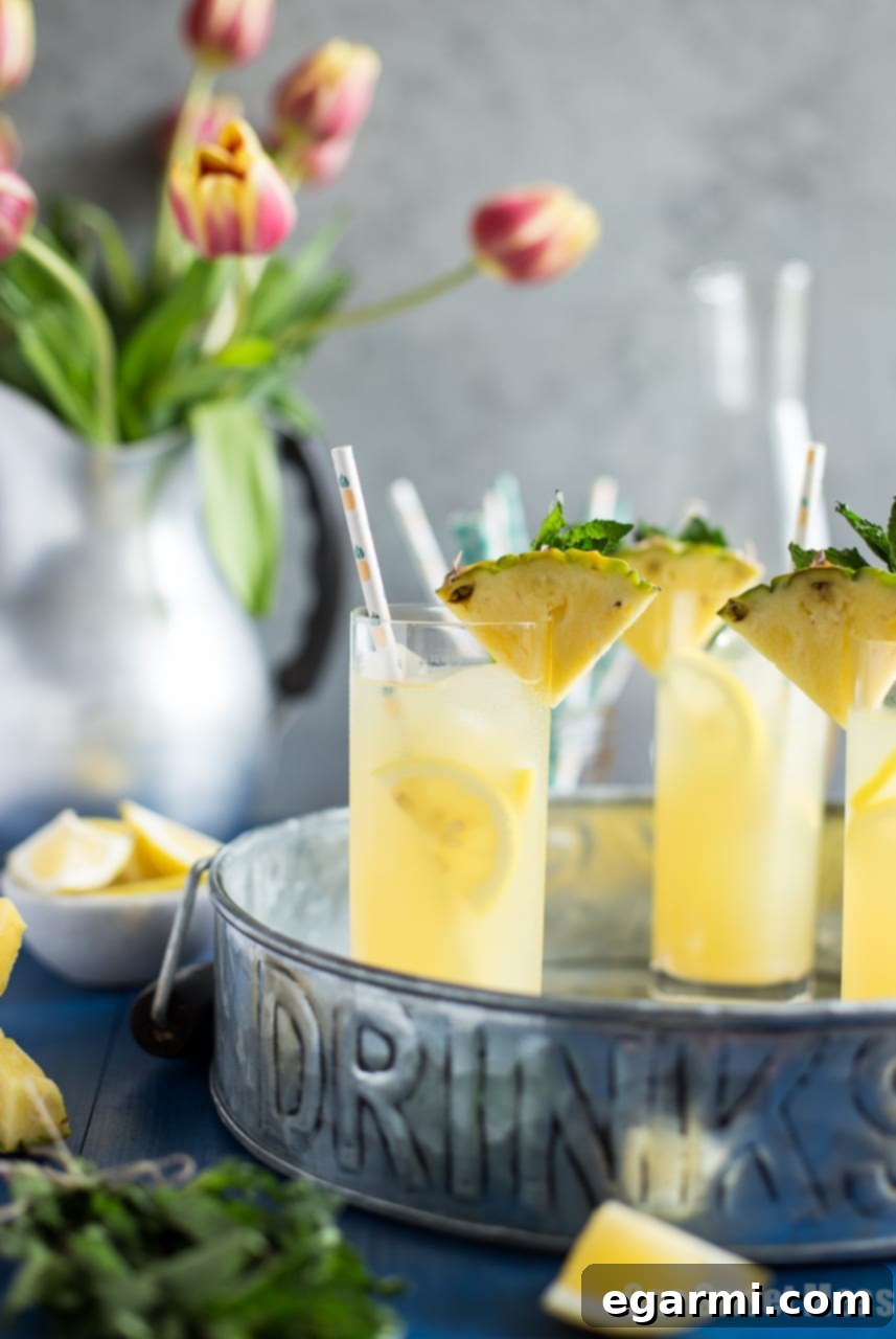 Pineapple Vanilla Bean Martini