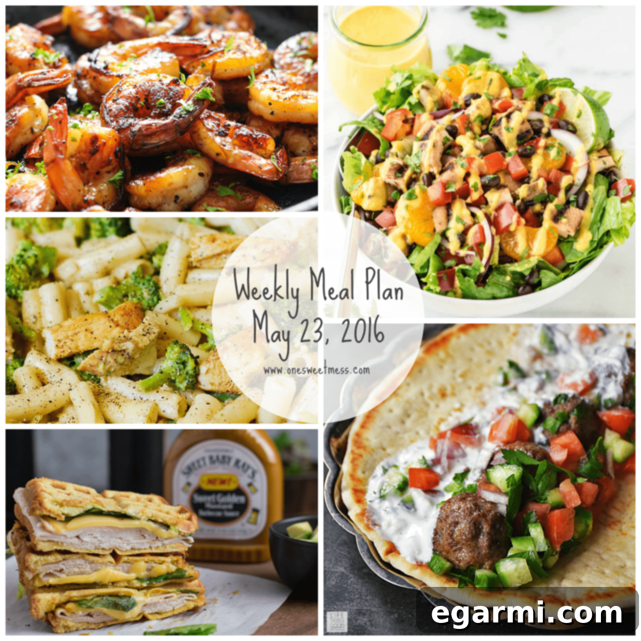 Your Ultimate Weekly Meal Plan for Delicious & Easy Dinners - Week of May 23rd, 2016