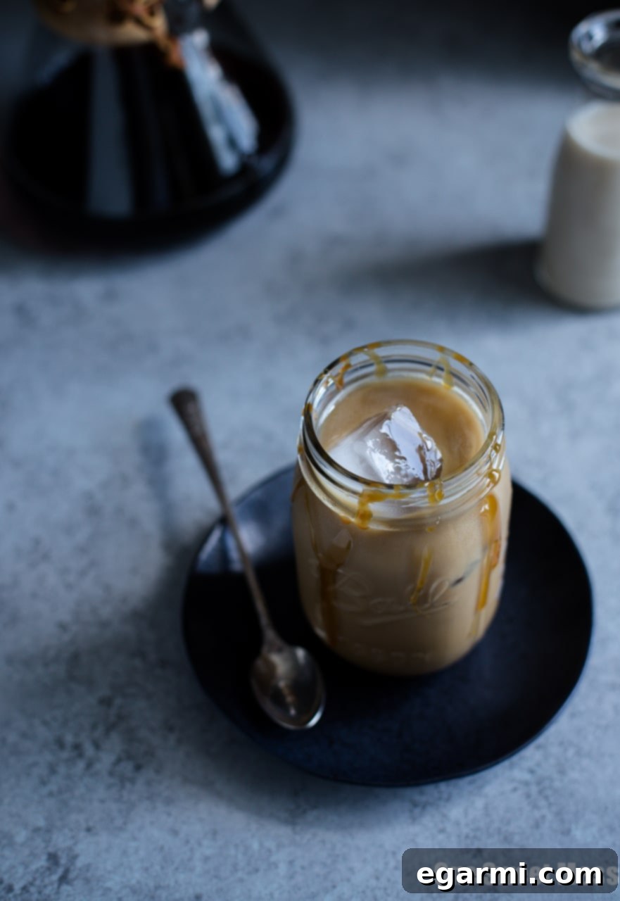 Salted Caramel Iced Coffee Recipe