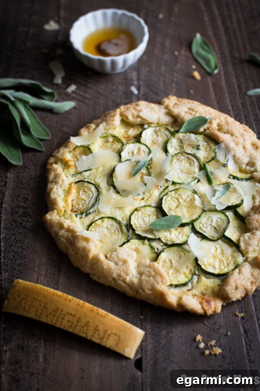 Summer Squash & Ricotta Galette with Sage Brown Butter
