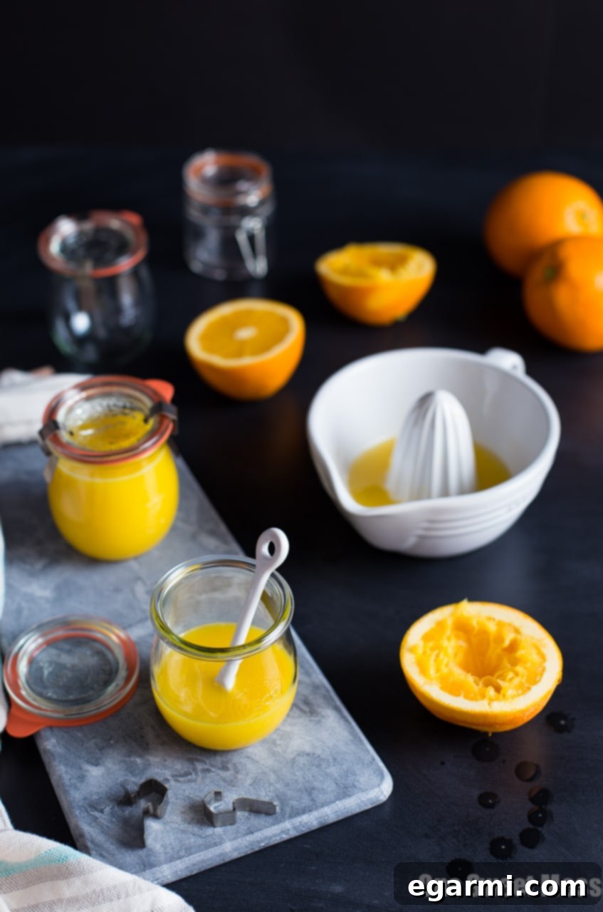 Velvety smooth homemade Vanilla Bean Orange Curd