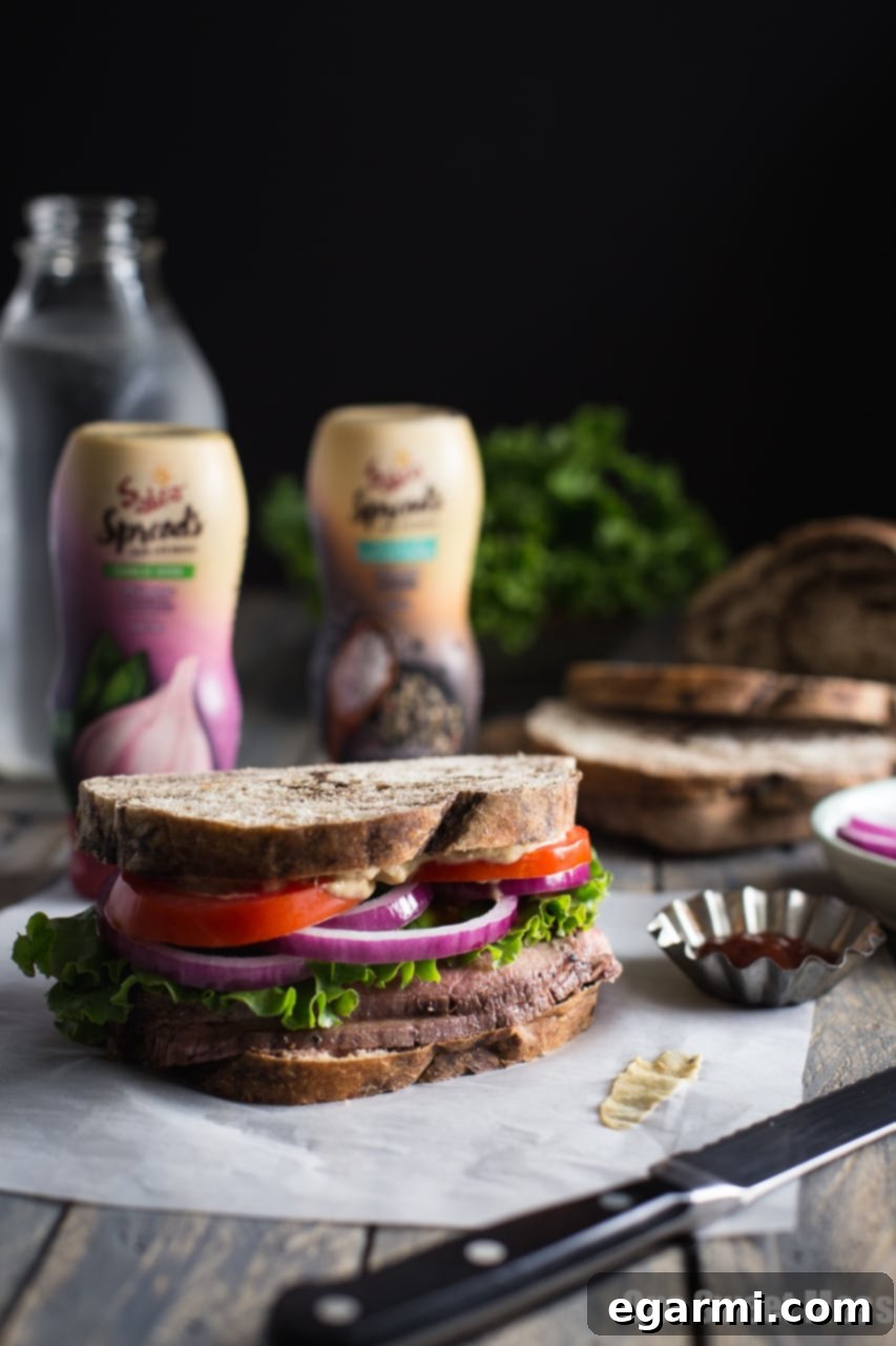 BBQ Steakhouse Sandwich - Fresh Ingredients