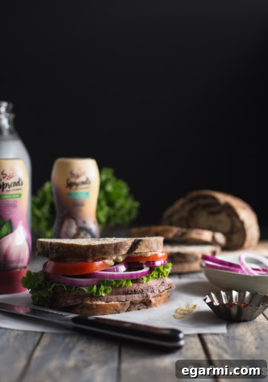 BBQ Steakhouse Sandwich - Ready to Serve
