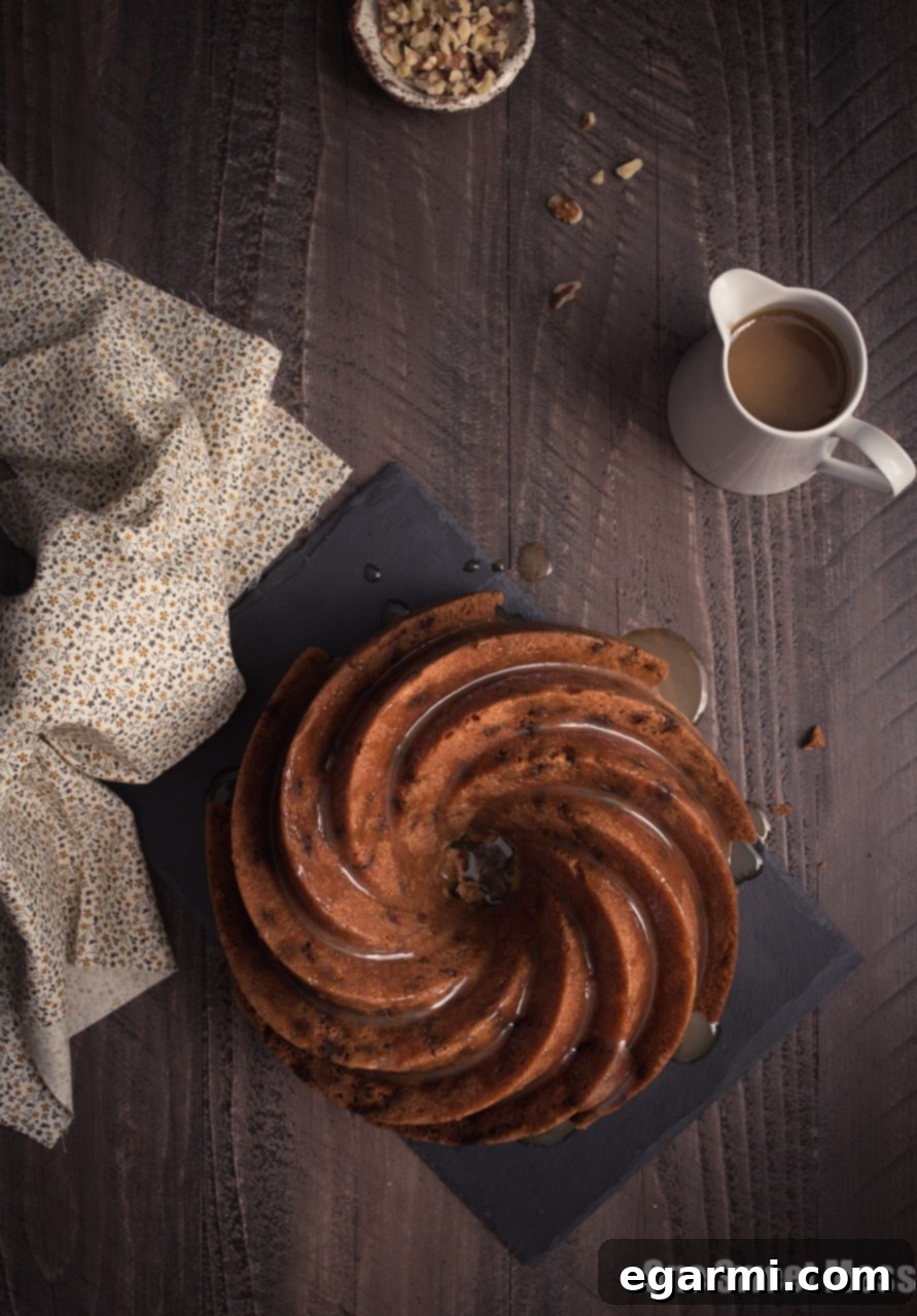 The joy of baking an easy yet elegant bundt cake.