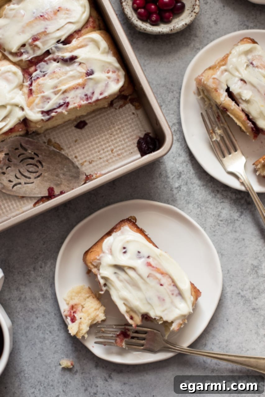 Easy Cranberry Orange Sweet Roll Filling with Homemade or Canned Sauce
