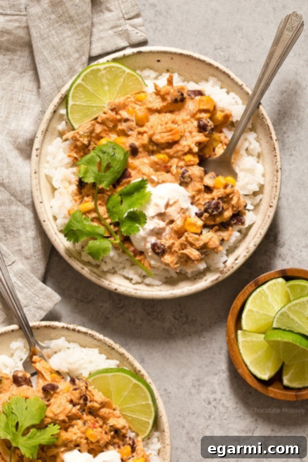 Slow Cooker Salsa Chicken