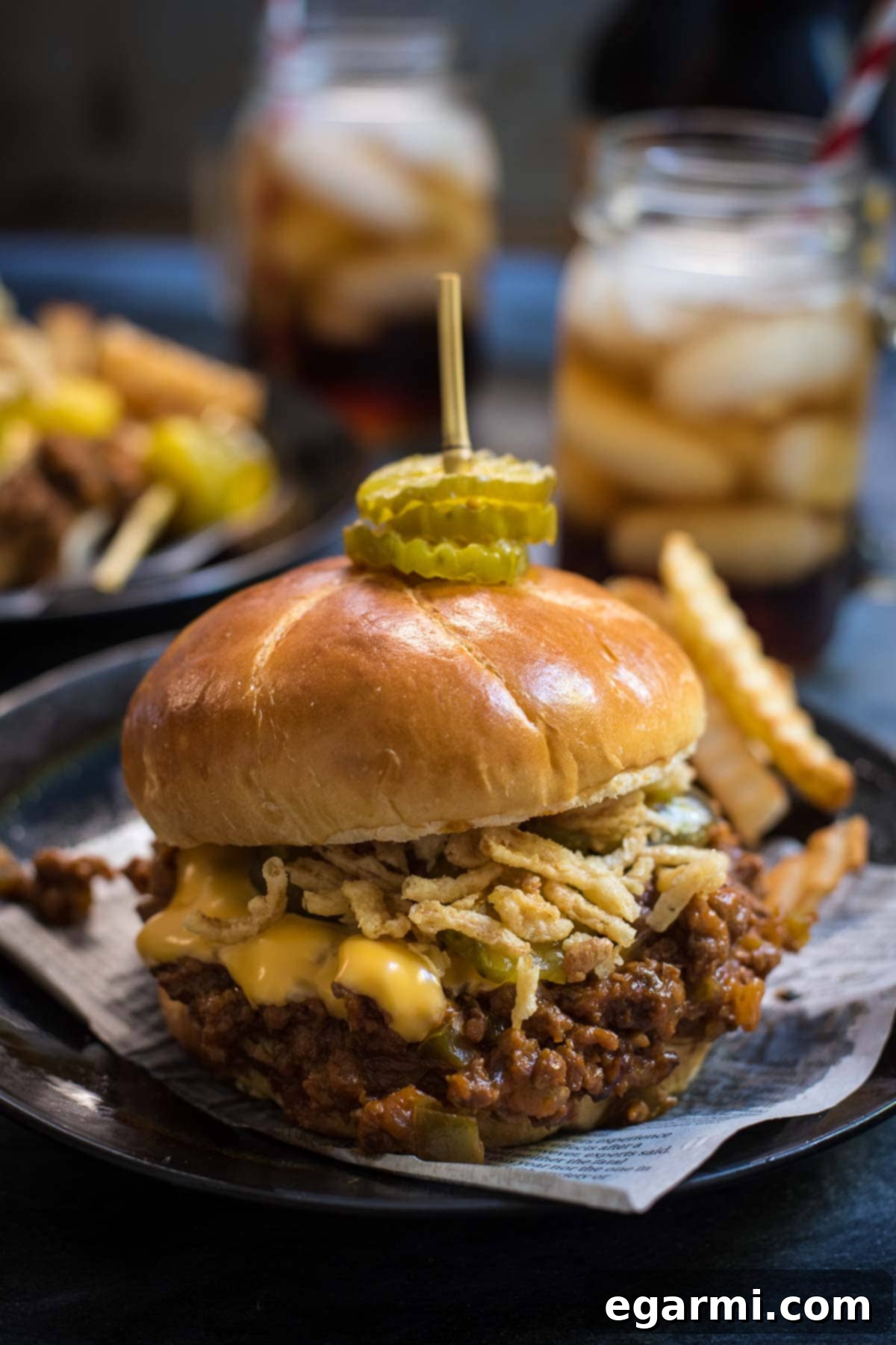 Loaded Slow Cooker Sloppy Joes