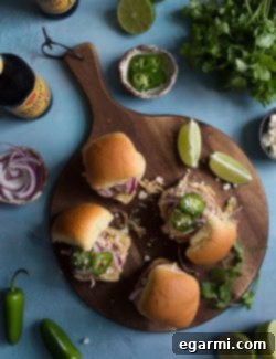 Chipotle Pork Sliders with Honey Lime Slaw recipe image