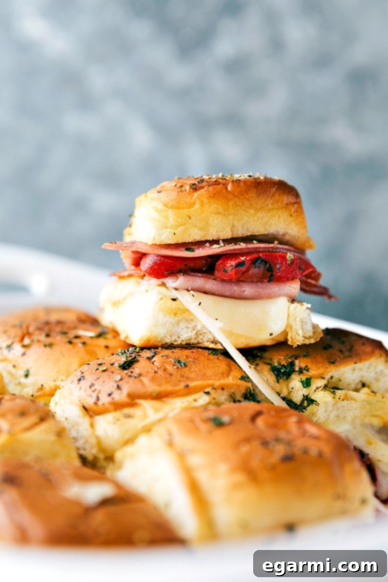 Hot Italian Sliders - Easy Crowd-Pleasing Appetizer or Dinner