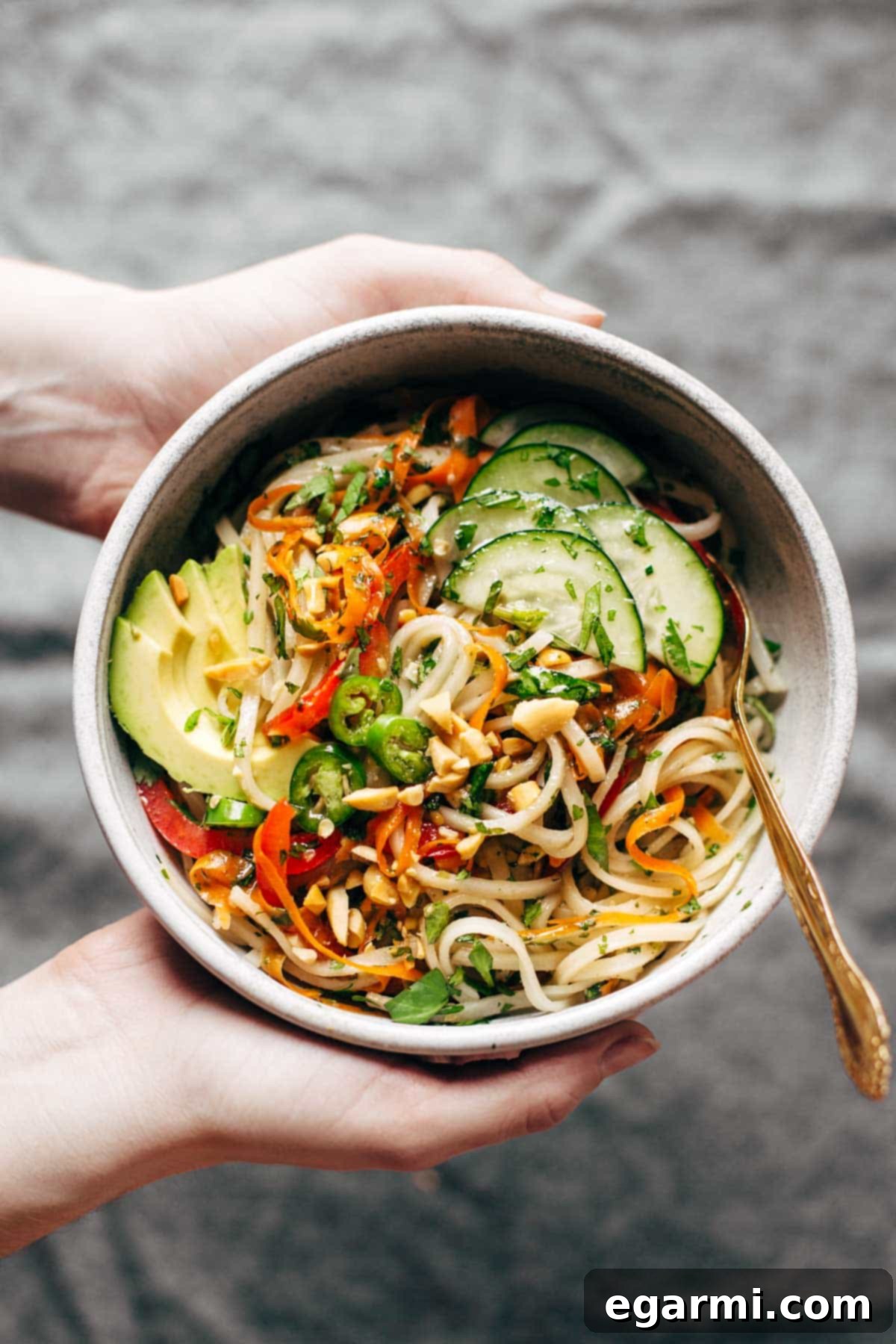 Spring Roll Bowls with Sweet Garlic Lime Sauce - A Deconstructed Delight