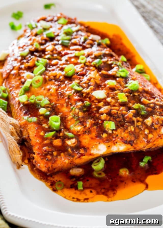 Firecracker Baked Salmon - Quick, healthy, and flavorful seafood dinner