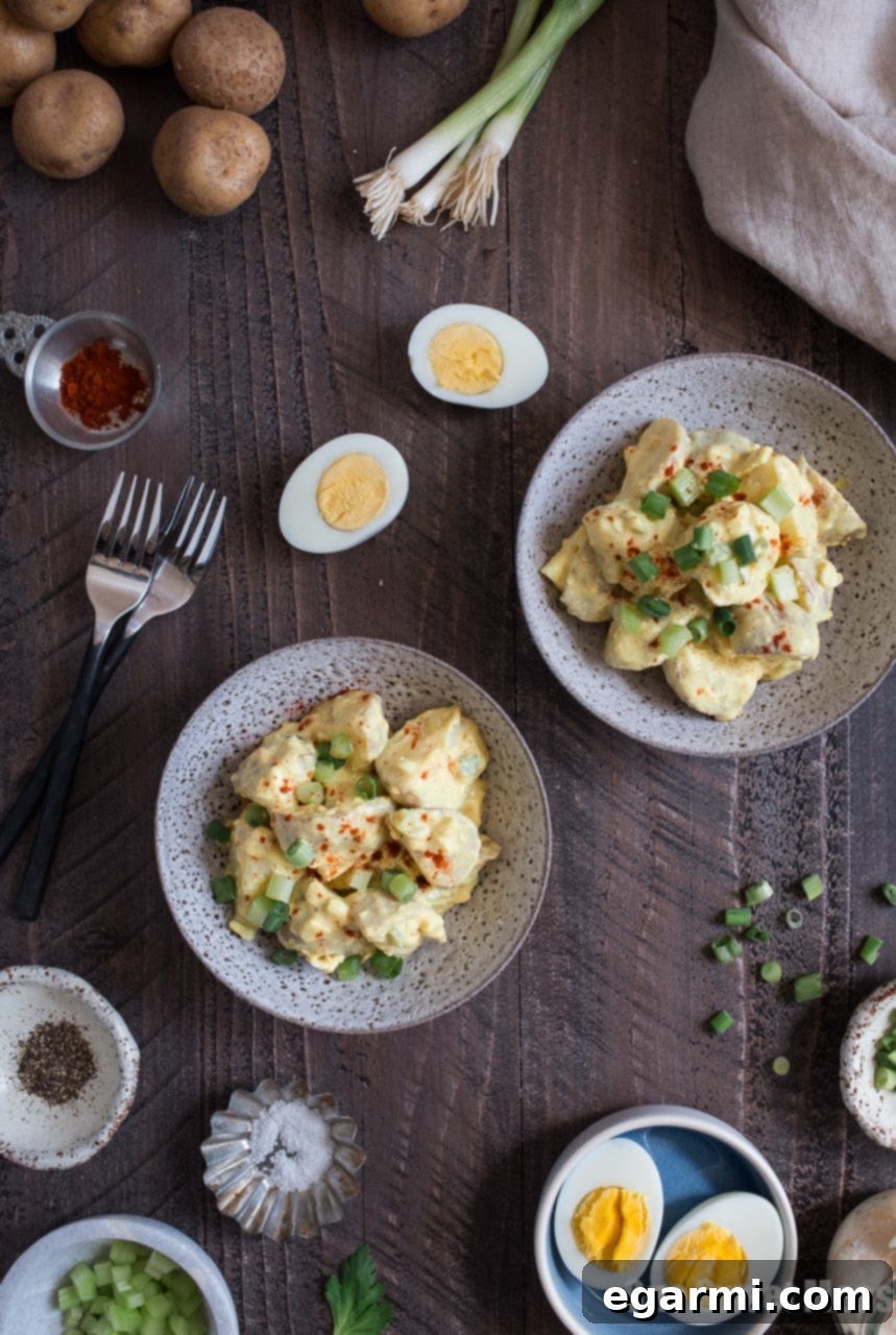 Deviled Egg Potato Salad