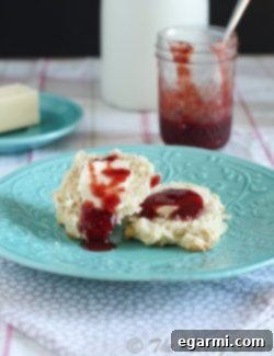 A small jar of finished Strawberry Balsamic Jam.