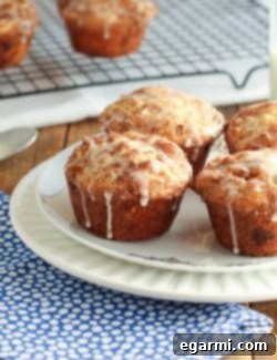 Cinnamon Sugar Glazed Muffins 2 A freshly baked Glazed Snickerdoodle Muffin, beautifully presented.