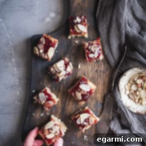 Gluten-Free Cherry Almond Shortbread Bars