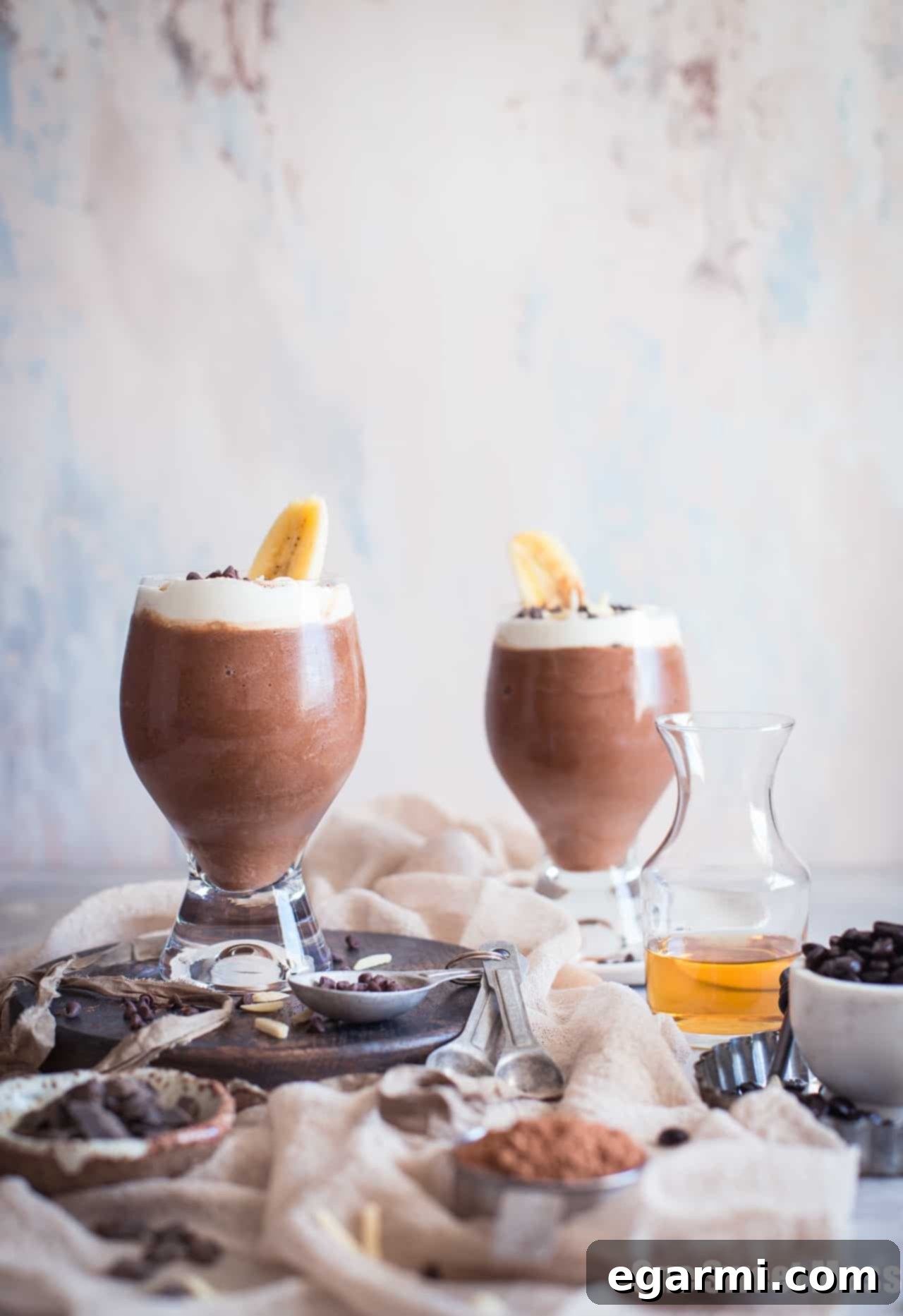 Dirty Banana Cocktail: This frozen cocktail is a creamy blend of chocolate, bananas, and espresso.