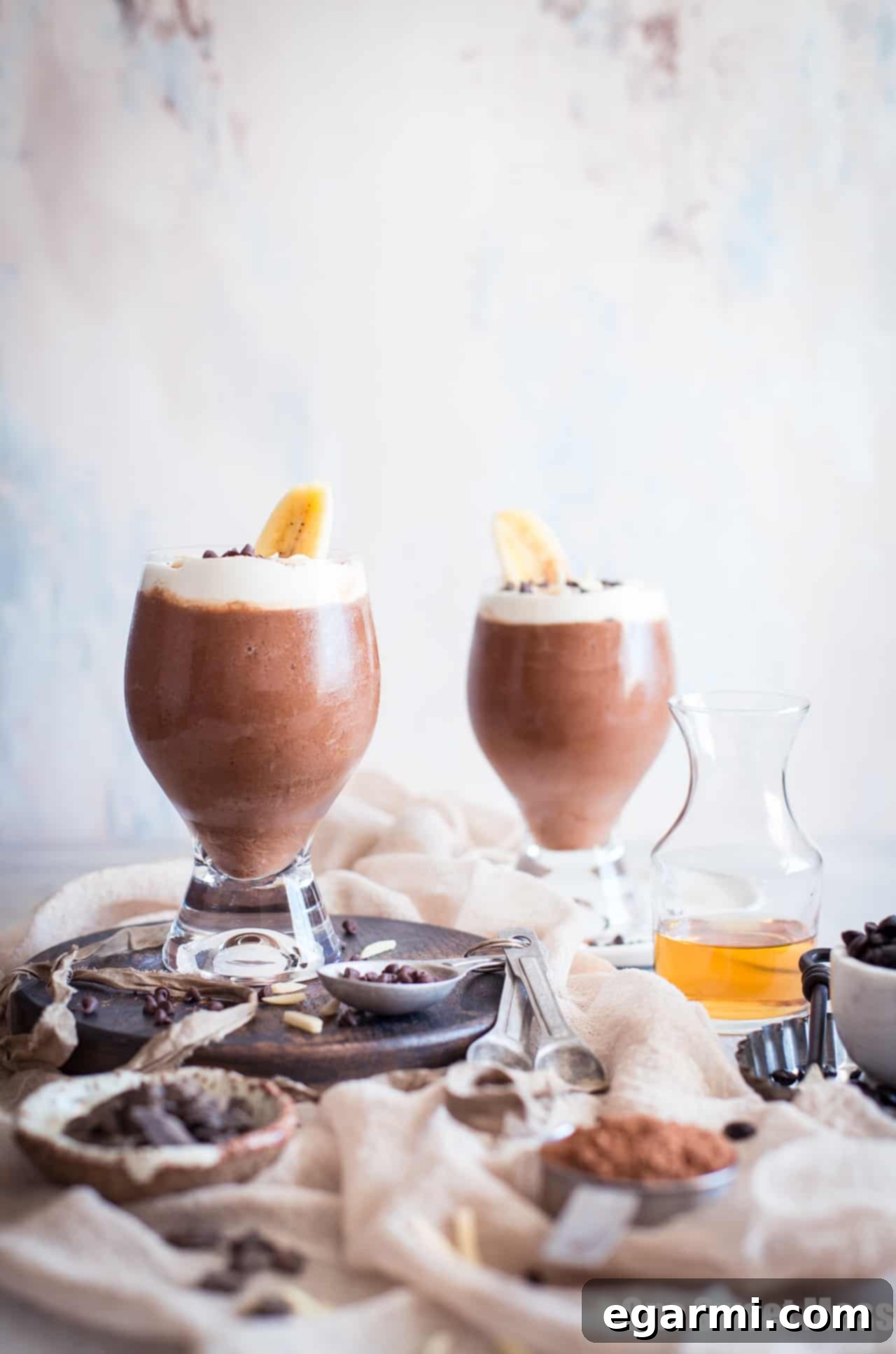 Dirty Banana Cocktail: This frozen cocktail is a creamy blend of chocolate, bananas, and espresso.