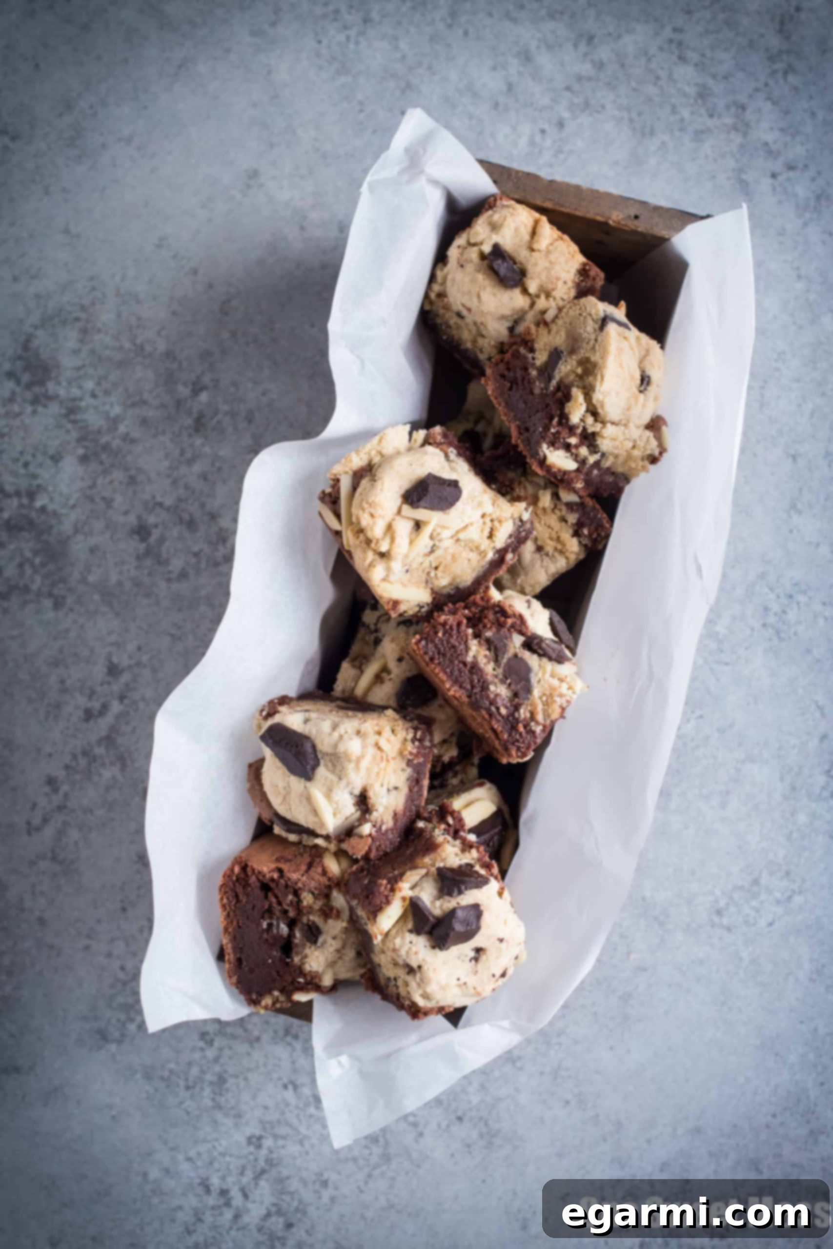 Gluten-Free Chocolate Chip Cookie Brownies - Freshly Baked